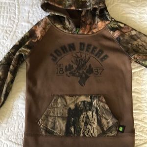 John Deere brown camo hoodie